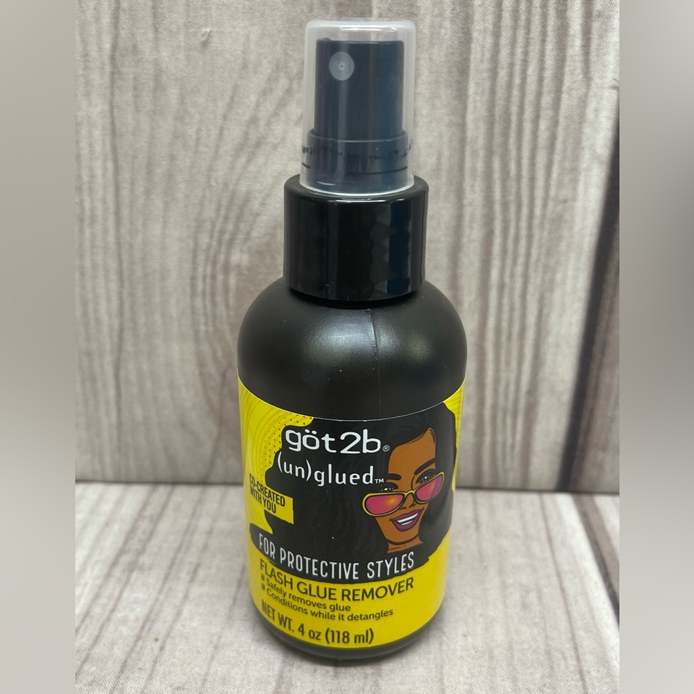 Got2b unglued Flash Glue Remover 4oz Conditions While It Detangles